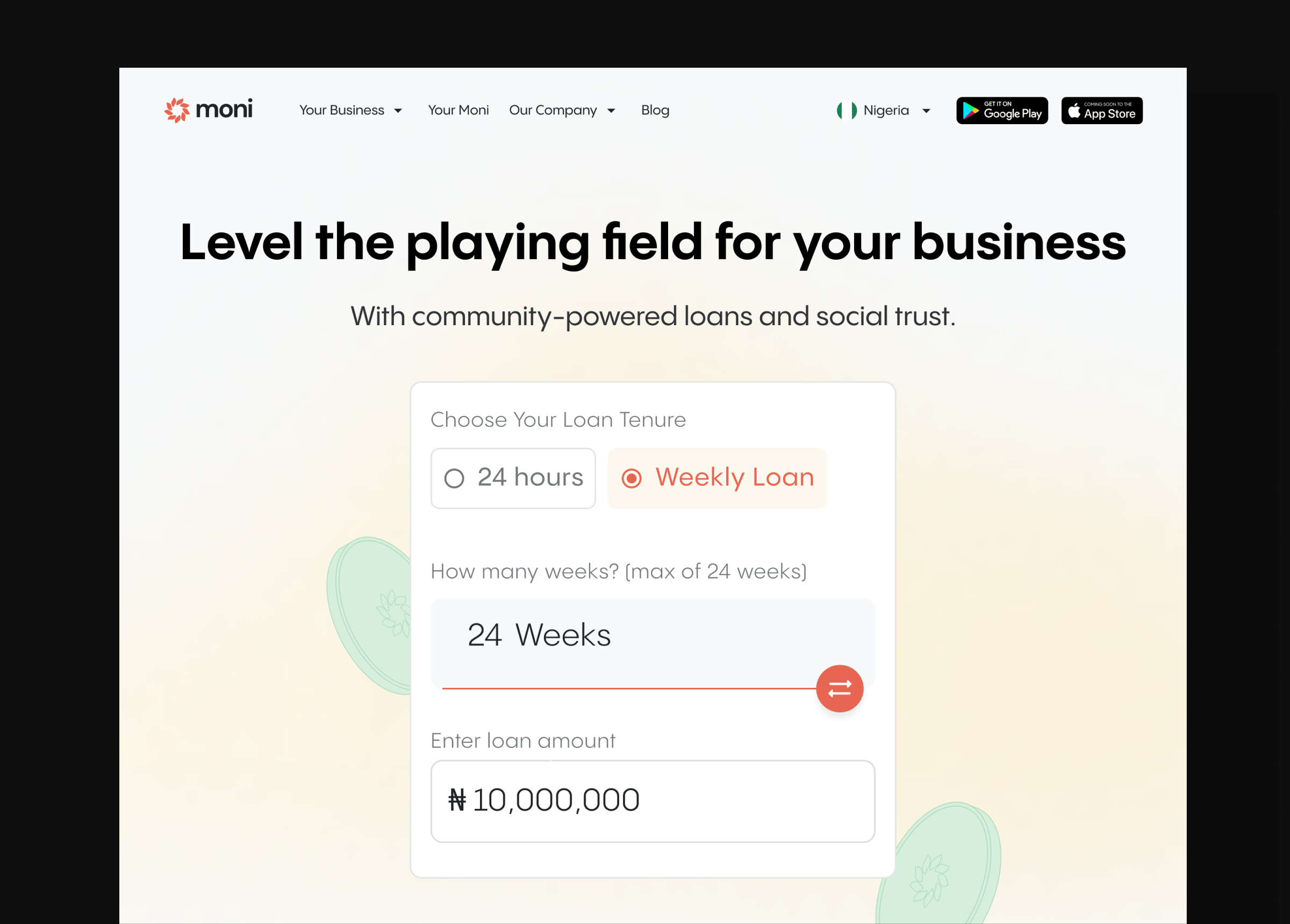 Example of Website Design   Fintech
